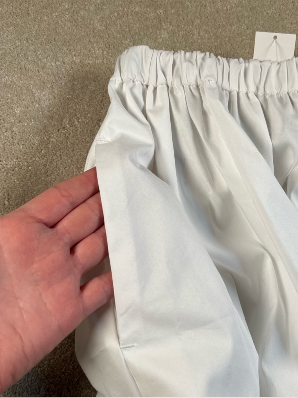 Women's White Elastic-Waist Maxi Skirt  and Vest- Classic Summer Essential - Picture 16 of 16